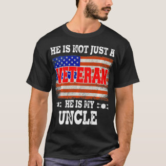 VETERAN Hij is mijn oom American Veterans Day Gift T-shirt