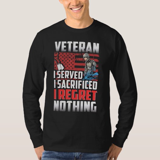 Veteran I Regret Niets T-shirt (Voorkant)