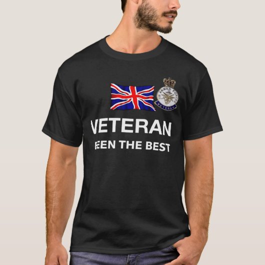 Veteran is de beste strijdkrachten van het VK in d T-shirt (Voorkant)