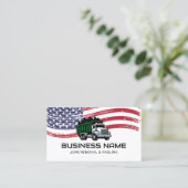 Veteran Junk Removal & Hauling Service Visitekaartje (Staand voorkant)