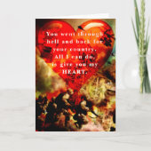 Veteran Love Feestdagen Kaart (Voorkant)