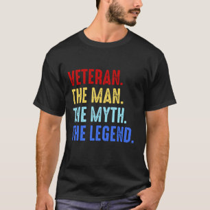 Veteran Man Myth Legend Soldaat Veterans Gift T-shirt