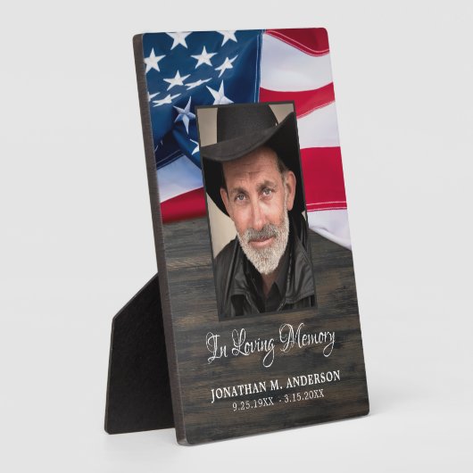 Veteran Memorial Fotoplaat (Zijkant)