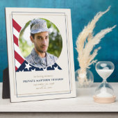 Veteran Memorial Photo Plaque Fotoplaat (Zijkant)