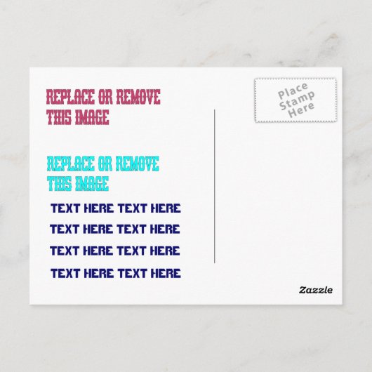 Veteran Memorial Vale of Tears Remembrance Briefkaart (Achterkant)