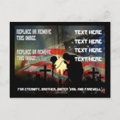 Veteran Memorial Vale of Tears Remembrance Briefkaart (Voorkant)