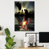 Veteran Memorial Vale of Tears Remembrance Poster (Thuiskantoor)