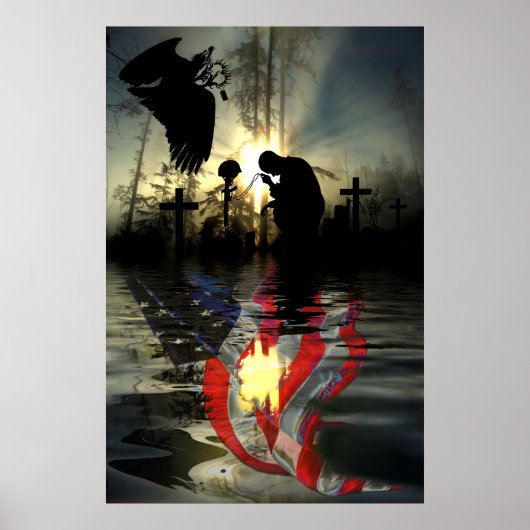 Veteran Memorial Vale of Tears Remembrance Poster (Voorkant)