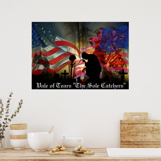 Veteran Memorial Vale of Tears Remembrance Poster (Keuken)