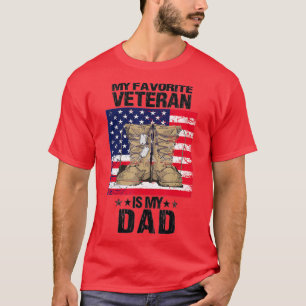 Veteran Mijn favoriete veteraan is mijn vader trot T-shirt