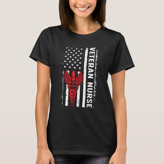 Veteran Nurse US Veteran Nursing 3 T-shirt (Voorkant)