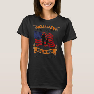 Veteran opa, als een gewone opa, maar alleen W T-shirt