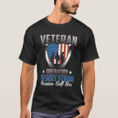 Veteran Operation Desert Storm Perzische Golfoorlo T-shirt (Voorkant)