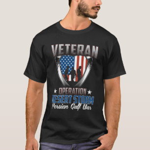 Veteran Operation Desert Storm Perzische Golfoorlo T-shirt