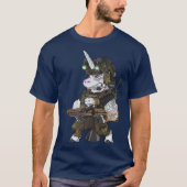 Veteran Operator Military Tactical Unicorn T-shirt (Voorkant)