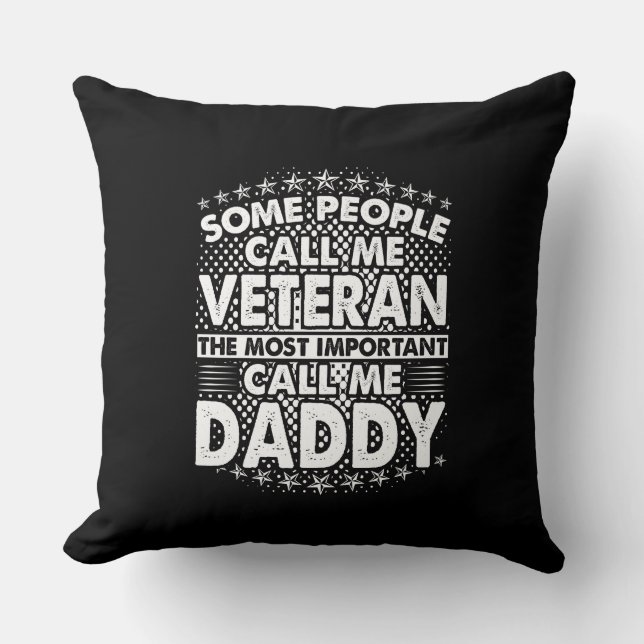 Veteran papa kussen (Voorkant)