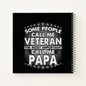 Veteran Papa Notitieboek (Achterkant)