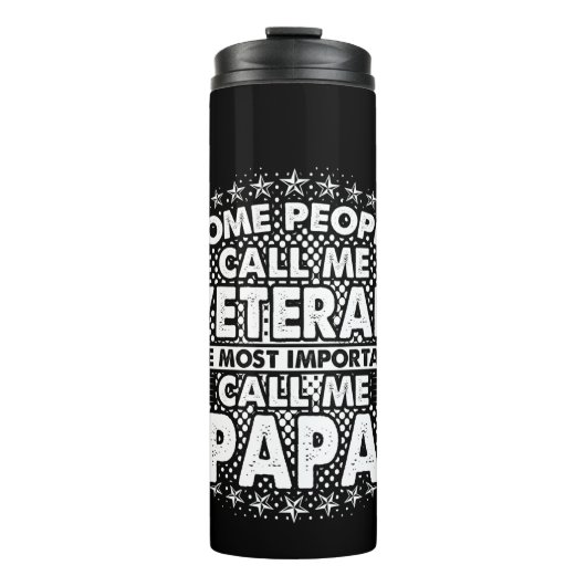 Veteran Papa Thermosbeker (Voorkant)