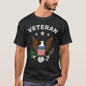 Veteran Patriotic Eagle T-Shirt (Voorkant)