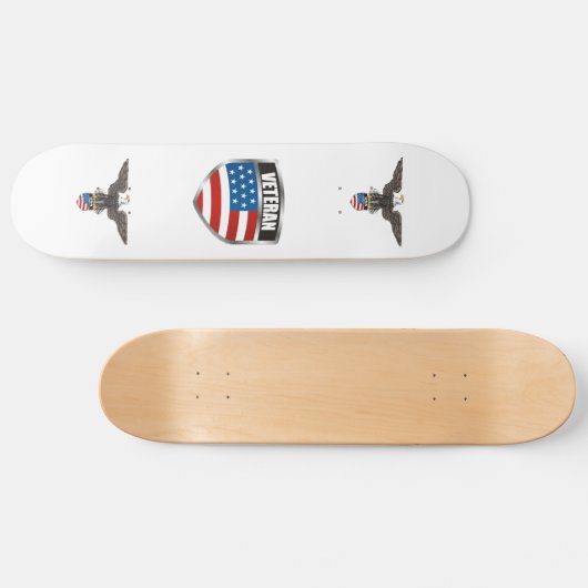 Veteran Patriotic Skateboard (Horizontaal)