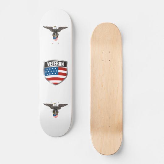 Veteran Patriotic Skateboard (Voorkant)