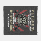 Veteran Patriotic USA Funny Humor Fleece Deken (Voorkant (Horizontaal))