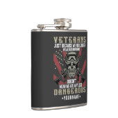 Veteran Patriotic USA Funny Humor Heupfles (Rechts)