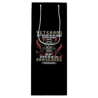 Veteran Patriotic USA Funny Humor Wijn Cadeautas