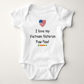 Veteran Paw Creeper uit Vietnam Romper (Voorkant)