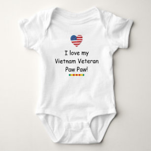 Veteran Paw Creeper uit Vietnam Romper