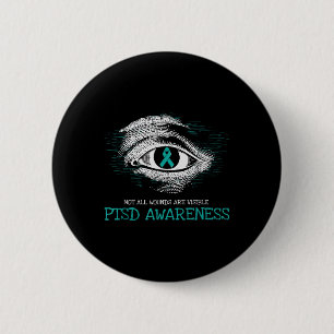 Veteran PTSD Awareness Suicide Prevention Militair Ronde Button 5,7 Cm
