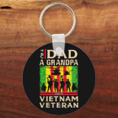 Veteran Shirten veteranenvaders van papa Oppa Viet Sleutelhanger (Voorkant)