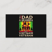 Veteran Shirten veteranenvaders van papa Oppa Viet Visitekaartje (Achterkant)