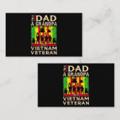 Veteran Shirten veteranenvaders van papa Oppa Viet Visitekaartje (Voorkant / Achterkant)