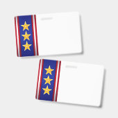 Veteran Star Badge (Voor- en achterkant)