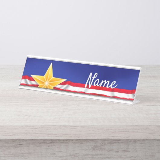 Veteran Star Bureau Naambordje (Voorkant)