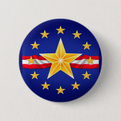 Veteran Star Ronde Button 5,7 Cm (Voorkant)