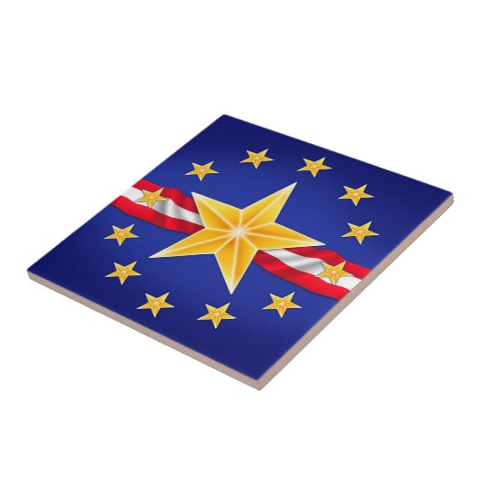 Veteran Star Tegeltje (Zijkant)