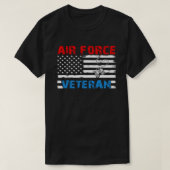 Veteran US Air Force T-Shirt, Amerikaanse Vetera V T-shirt (Design voorkant)