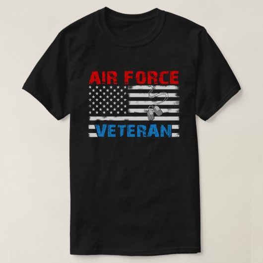 Veteran US Air Force T-Shirt, Amerikaanse Vetera V T-shirt (Design voorkant)
