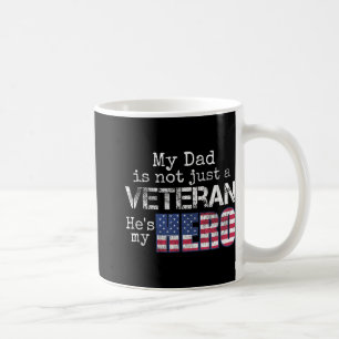 Veteran van de militaire familie steunt mijn vader koffiemok