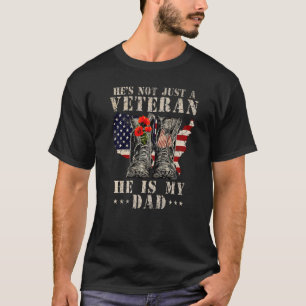 Veteran van de militaire familie steunt mijn vader t-shirt
