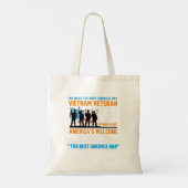 Veteran Vietnam Veteran Best America had Proud Mil Tote Bag (Achterkant)