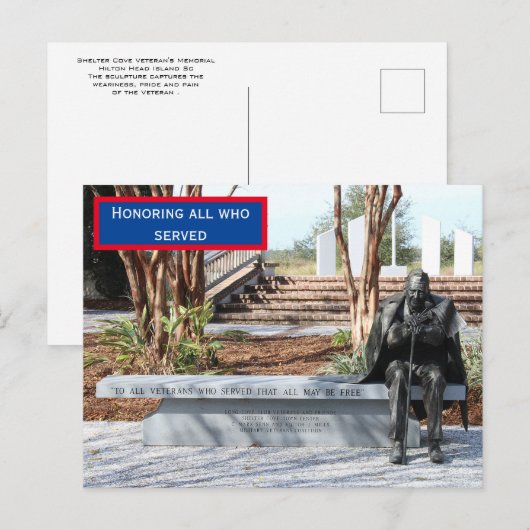 Veterandag Briefkaart (Voorkant / Achterkant)