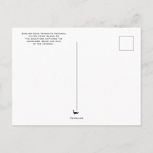 Veterandag Briefkaart (Achterkant)