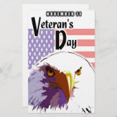 Veterandag Briefpapier (Voorkant / Achterkant)