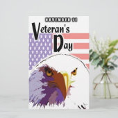 Veterandag Briefpapier (Staand voorkant)