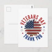 VETERANDAG DANK U BRIEFKAART (Voorkant / Achterkant)