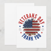 VETERANDAG DANK U KAART (Voorkant / Achterkant)