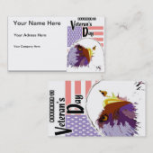 Veterandag Visitekaartje (Voorkant / Achterkant)